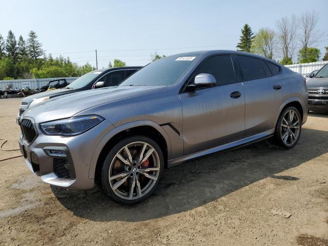 5UXCY8C09M9E24280 - 2021 BMW X6 M50I WHITE photo 1