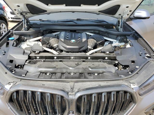 5UXCY8C09M9E24280 - 2021 BMW X6 M50I WHITE photo 12