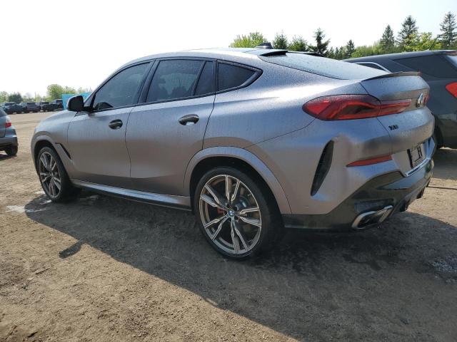 5UXCY8C09M9E24280 - 2021 BMW X6 M50I WHITE photo 2