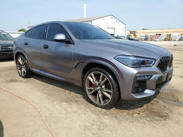 5UXCY8C09M9E24280 - 2021 BMW X6 M50I WHITE photo 4