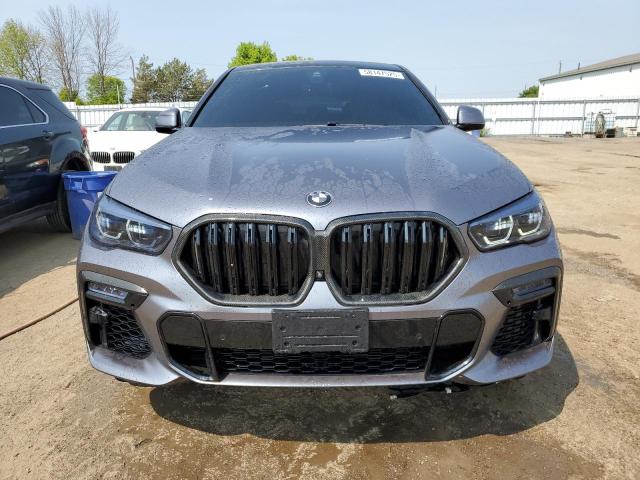5UXCY8C09M9E24280 - 2021 BMW X6 M50I WHITE photo 5