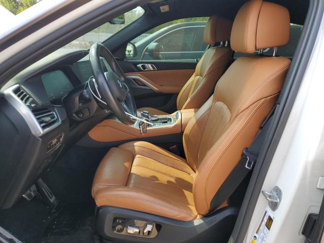 5UXCY8C09M9E24280 - 2021 BMW X6 M50I WHITE photo 7