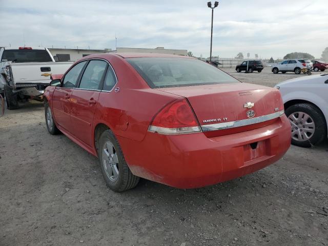 2G1WT57K991271042 - 2009 CHEVROLET IMPALA 1LT RED photo 3