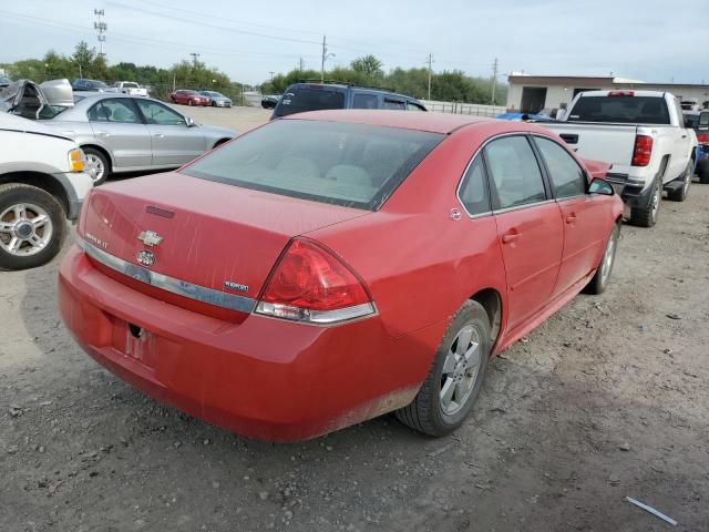 2G1WT57K991271042 - 2009 CHEVROLET IMPALA 1LT RED photo 4