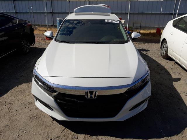 1HGCV2F98LA012994 - 2020 HONDA ACCORD TOURING WHITE photo 5