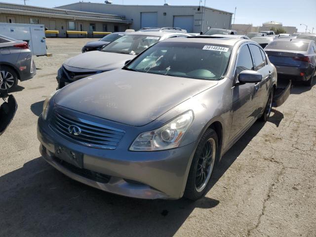 JNKBV61F98M265440 - 2008 INFINITI G35 GRAY photo 1