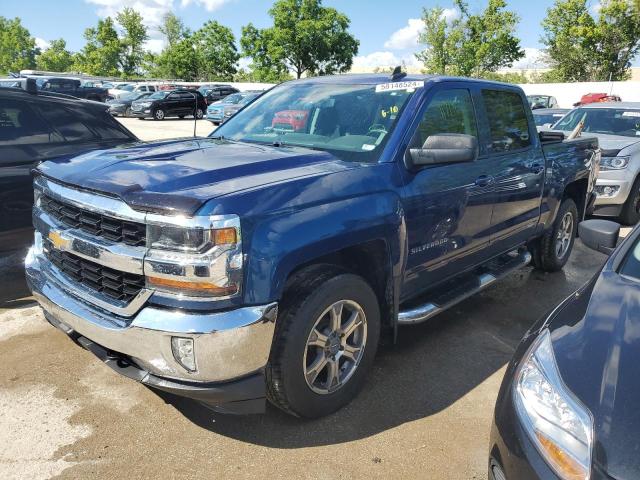 3GCUKREC4HG344229 - 2017 CHEVROLET SILVERADO K1500 LT BLUE photo 1