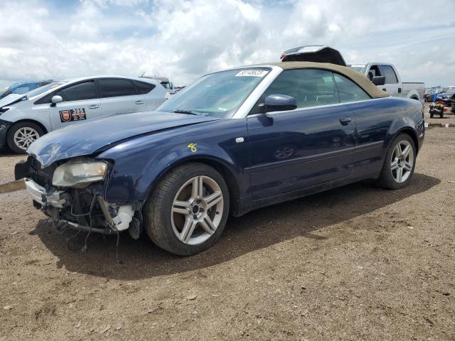 WAUDF48HX7K035691 - 2007 AUDI A4 2.0T CABRIOLET QUATTRO BLUE photo 1