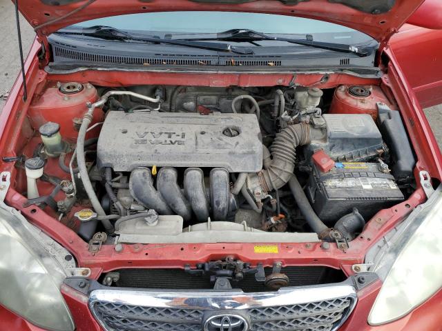 2T1BR32E57C780666 - 2007 TOYOTA COROLLA CE წითელი ფოტო 11