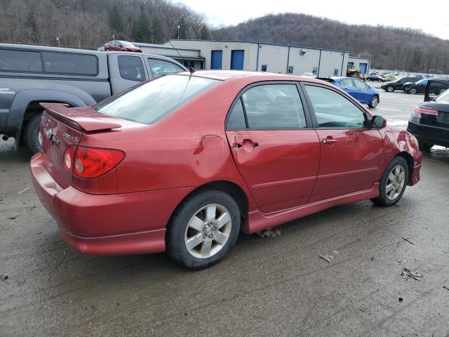 2T1BR32E57C780666 - 2007 TOYOTA COROLLA CE წითელი ფოტო 3