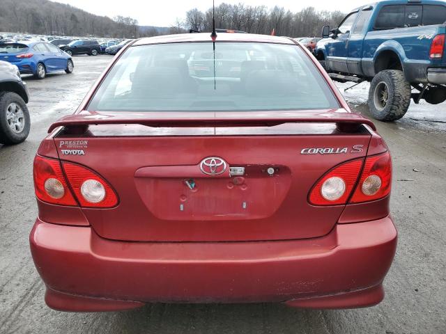 2T1BR32E57C780666 - 2007 TOYOTA COROLLA CE წითელი ფოტო 6