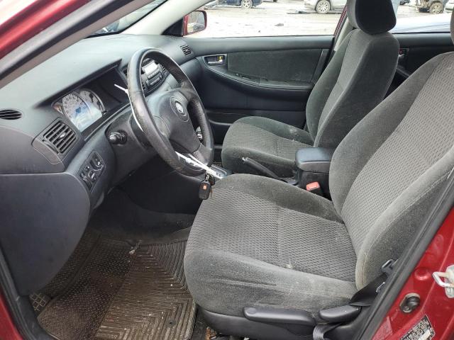 2T1BR32E57C780666 - 2007 TOYOTA COROLLA CE წითელი ფოტო 7