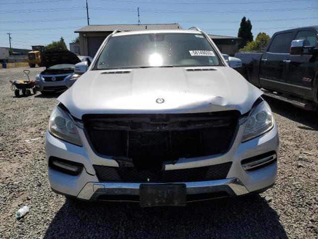 4JGDA5HB7CA020726 - 2012 MERCEDES-BENZ ML 350 4MATIC SILVER photo 5