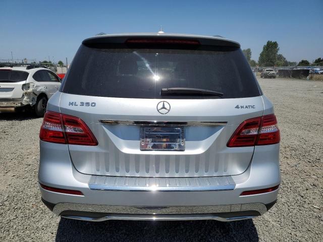 4JGDA5HB7CA020726 - 2012 MERCEDES-BENZ ML 350 4MATIC SILVER photo 6