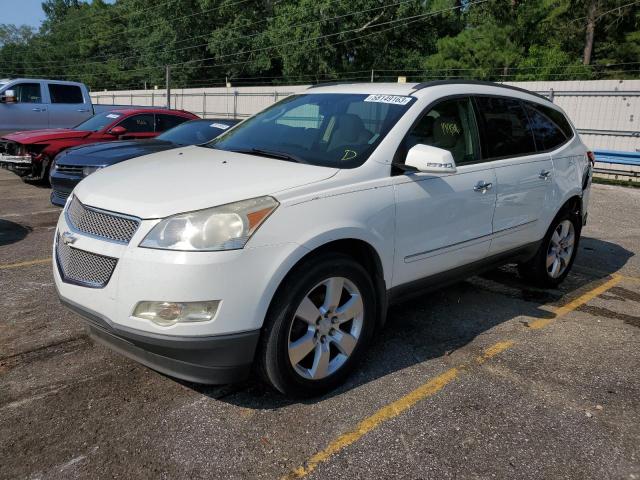 1GNKRLED5CJ258211 - 2012 CHEVROLET TRAVERSE LTZ WHITE photo 1