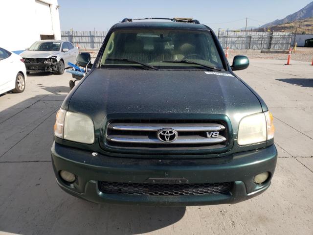 5TDBT48A01S051310 - 2001 TOYOTA SEQUOIA LIMITED GREEN photo 5