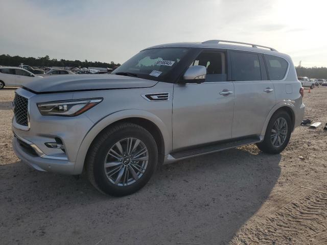 JN8AZ2AFXP9755188 - 2023 INFINITI QX80 LUXE SILVER photo 1