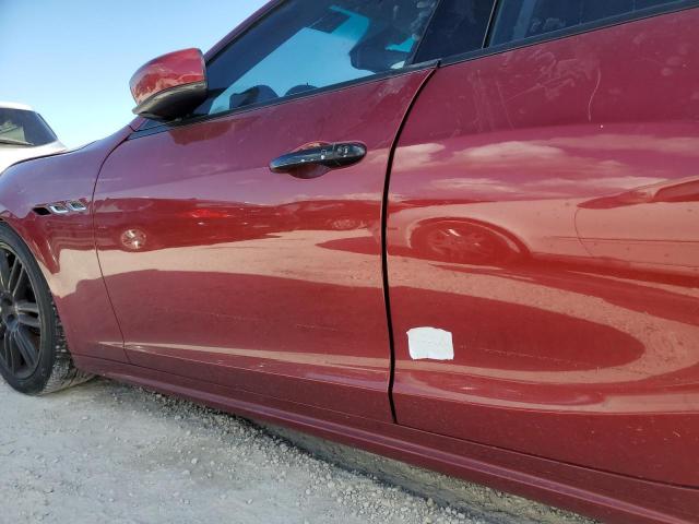 ZAM57RSA7G1171520 - 2016 MASERATI GHIBLI S RED photo 13