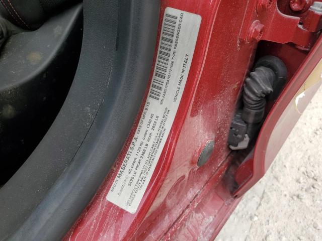 ZAM57RSA7G1171520 - 2016 MASERATI GHIBLI S RED photo 14