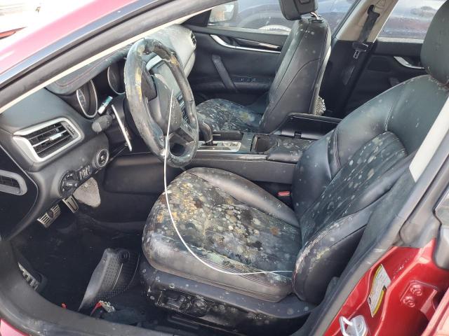 ZAM57RSA7G1171520 - 2016 MASERATI GHIBLI S RED photo 7