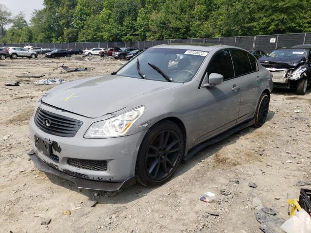 JNKCV61F89M355877 - 2009 INFINITI G37 GRAY photo 1