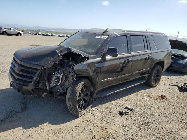 1GYS4HKJ5JR226964 - 2018 CADILLAC ESCALADE ESV LUXURY BLACK photo 1