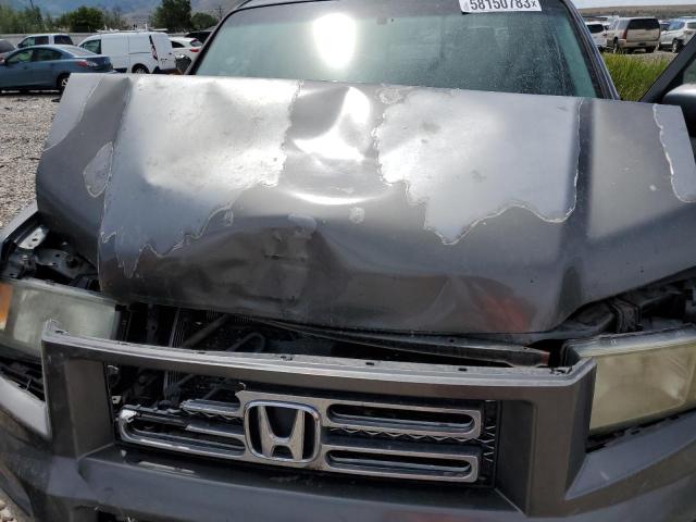 2HJYK16588H523887 - 2008 HONDA RIDGELINE RTL CHARCOAL photo 11