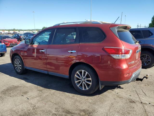 5N1AR2MM9DC627797 - 2013 NISSAN PATHFINDER S MAROON photo 2