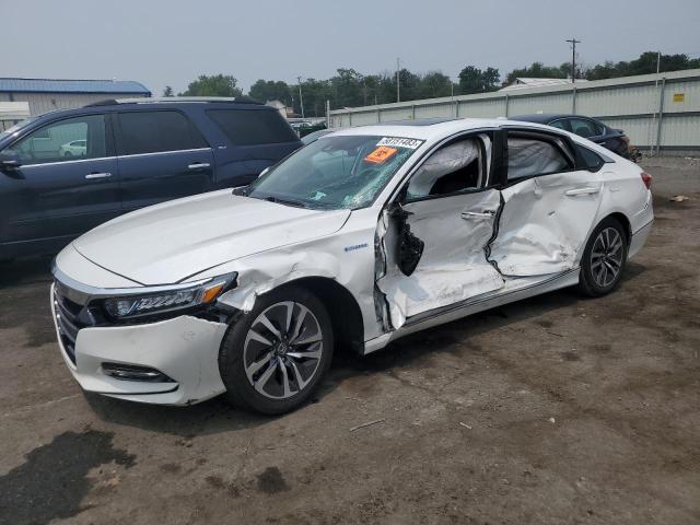 1HGCV3F44KA021622 - 2019 HONDA ACCORD HYBRID EX WHITE photo 1