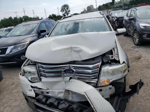 1FMDK02W39GA00684 - 2009 FORD TAURUS X SEL WHITE photo 5