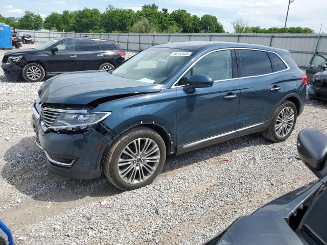 2LMTJ8LR3GBL59404 - 2016 LINCOLN MKX RESERVE BLUE photo 1
