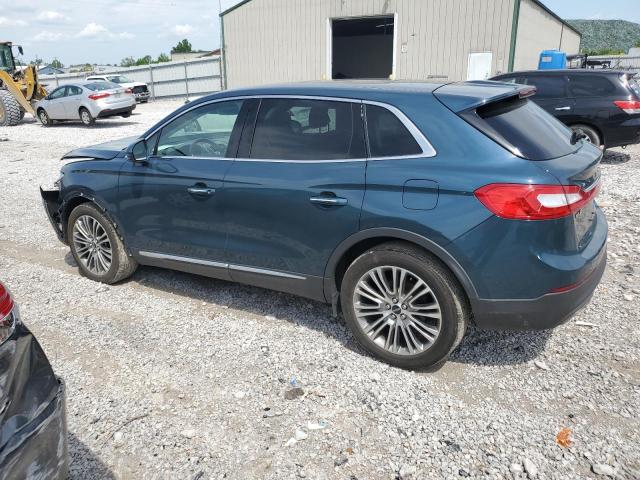 2LMTJ8LR3GBL59404 - 2016 LINCOLN MKX RESERVE BLUE photo 2