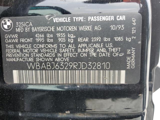 WBABJ6329RJD32810 - 1994 BMW 325 IC AUTOMATIC 黑色 照片 12