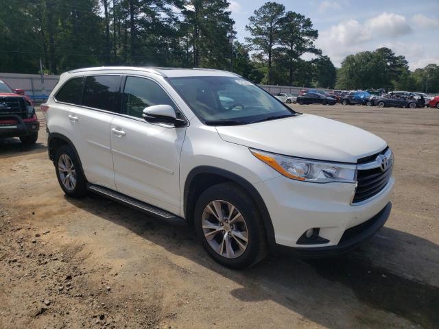 5TDKKRFH2ES008335 - 2014 TOYOTA HIGHLANDER XLE WHITE photo 4
