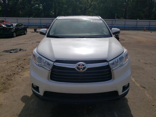 5TDKKRFH2ES008335 - 2014 TOYOTA HIGHLANDER XLE WHITE photo 5