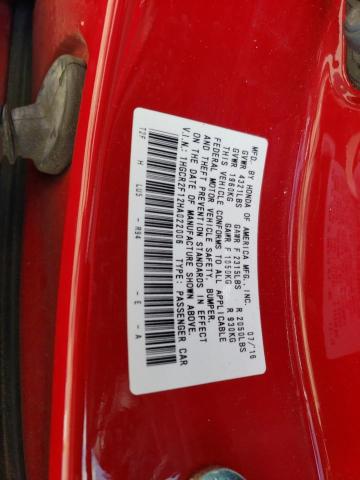 1HGCR2F12HA022006 - 2017 HONDA ACCORD SPORT SPECIAL EDITION RED photo 12