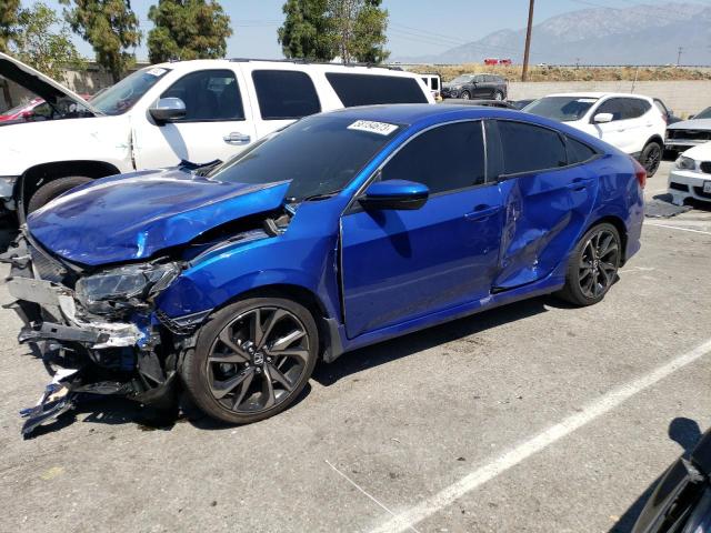 2HGFC2F86LH546572 - 2020 HONDA CIVIC SPORT 蓝色 照片 1