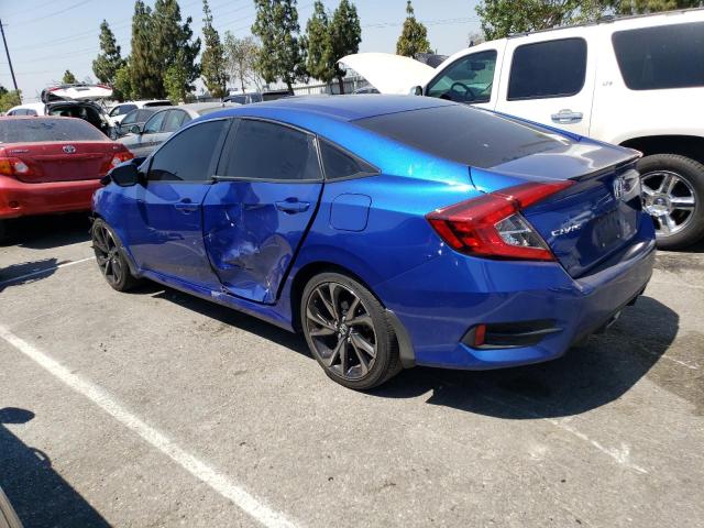 2HGFC2F86LH546572 - 2020 HONDA CIVIC SPORT 蓝色 照片 2
