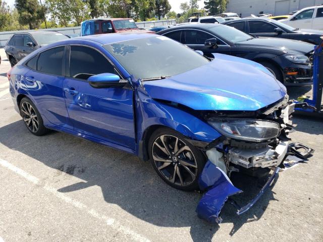 2HGFC2F86LH546572 - 2020 HONDA CIVIC SPORT 蓝色 照片 4