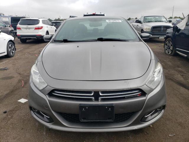 1C3CDFCH2DD143105 - 2013 DODGE DART LIMITED GRAY photo 5