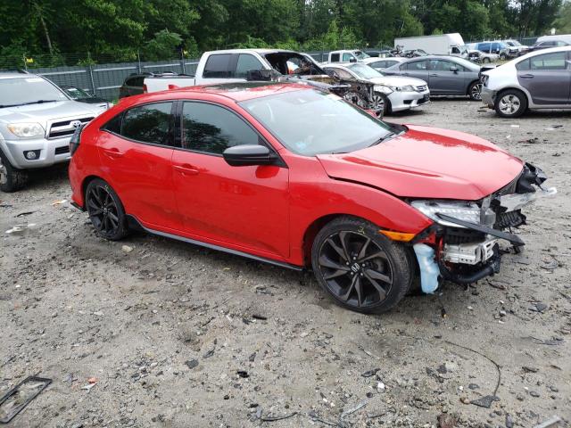 SHHFK7H92JU418397 - 2018 HONDA CIVIC SPORT TOURING RED photo 4