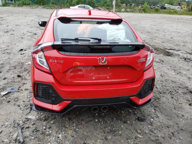 SHHFK7H92JU418397 - 2018 HONDA CIVIC SPORT TOURING RED photo 6