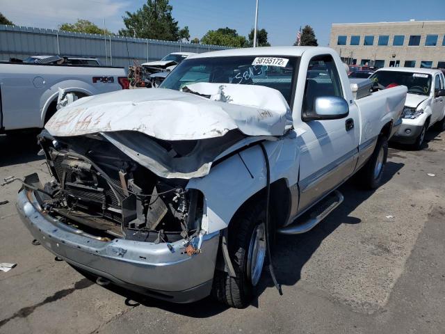 1GTEK14V6XZ506465 - 1999 GMC NEW SIERRA K1500 WHITE photo 2