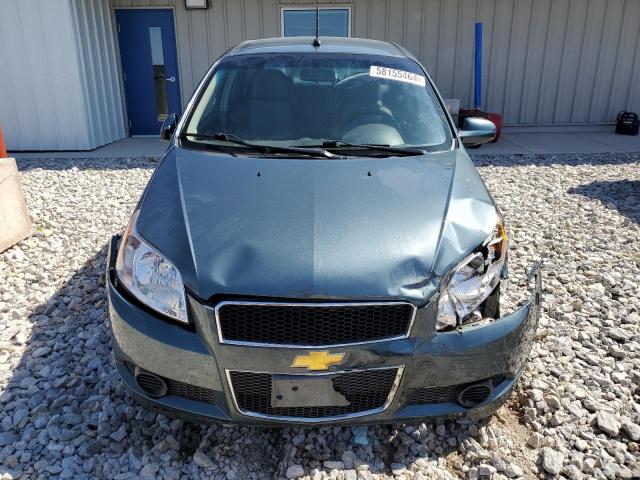 KL1TD6DE4BB150489 - 2011 CHEVROLET AVEO LS Mavi foto 5