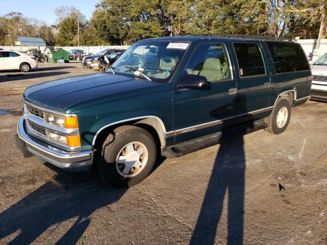 3GNEC16R8WG123081 - 1998 CHEVROLET SUBURBAN C1500 GREEN photo 1