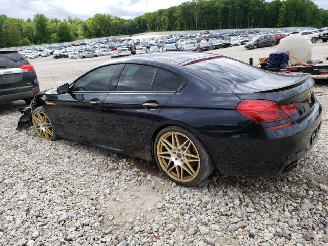 WBA6B2C59ED129293 - 2014 BMW 650 I GRAN COUPE BLUE photo 2