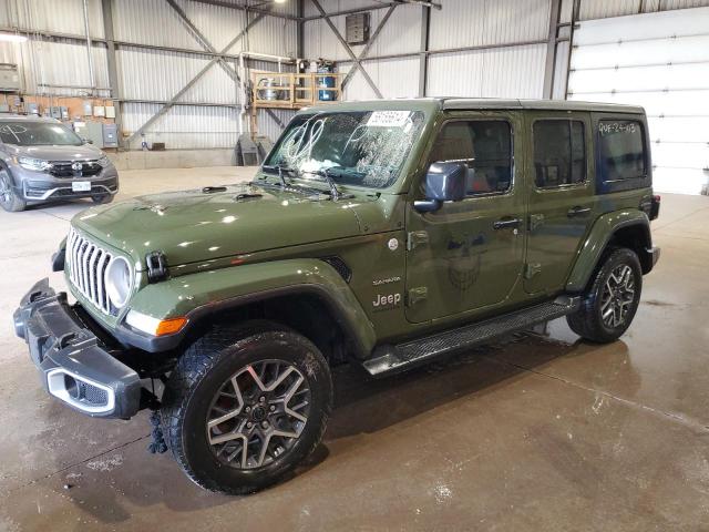 1C4PJXEN6RW112451 - 2024 JEEP WRANGLER SAHARA GREEN photo 1