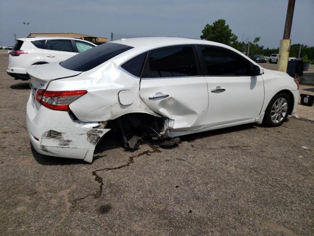 3N1AB7AP8FY294512 - 2015 NISSAN SENTRA S WHITE photo 3