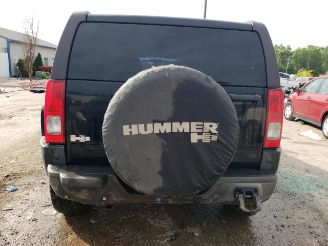 5GTDN13E578169645 - 2007 HUMMER H3 BLACK photo 6