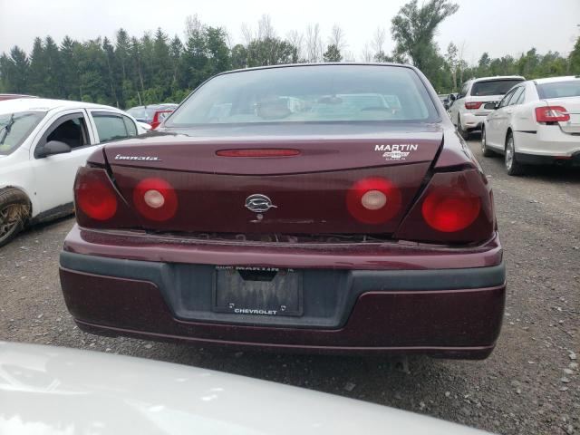 2G1WF52E039164611 - 2003 CHEVROLET IMPALA PURPLE photo 6